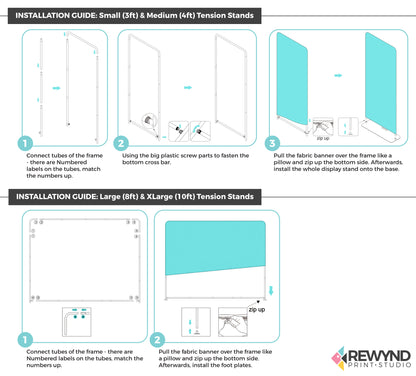 Tension Fabric Stand/Backdrop
